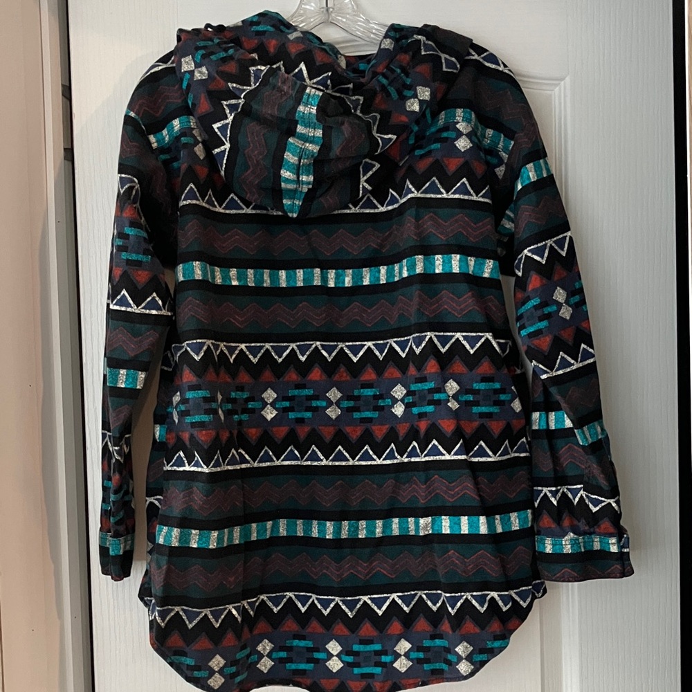 H&M Multicolor Patterned button down/jacket - Picture 4 of 4